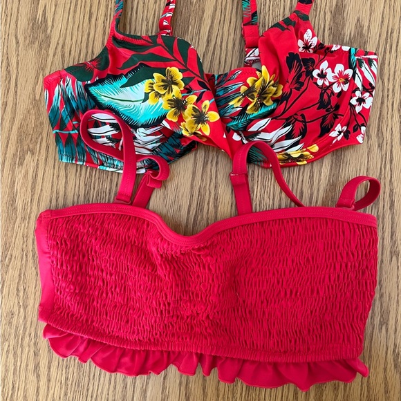 Pour Moi coordinating bikini sets 32DD tops and bottoms in M and L - Picture 2 of 15